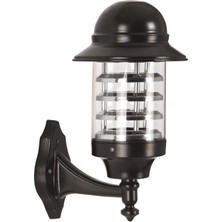 Delixa Avonnı BAP-68138-BSY-M2 Siyah Elektrostatik Toz Boyalı Dış Mekan Aydınlatma, E27, Aluminyum, Polikar