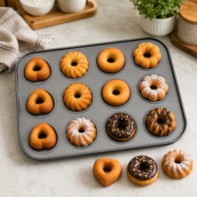Fame Kitchen 12'li Desenli Muffinkalıbı