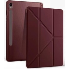 Delixa S10 Fe 13.1 Ile Uyumlu Kalemlikli Mars Tablet Kılıfı (Mürdüm)