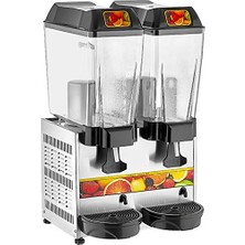 Delixa Şerbetmatik Çiftli 20+20 Lt Fıskiyeli Soğutuculu Şerbet Makinesi