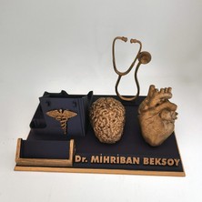 Hediyemix Kişiye Özel Doktor Masaüstü İsimlik Kartvizitlik - Doktora Özel Hediye