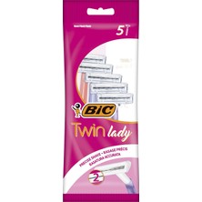 Delixa Twin Lady Kadın Tıraş Bıçağı 5'li Poşet