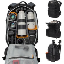Delixa Lowepro Protactic Bp 450 Aw Iıı Kamera Sırt Çantası, 4 Noktalı Erişim, Profesyonel Kamera Çantası, D