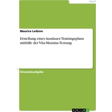 Delixa Erstellung Eines Ausdauer-Trainingsplans Mithilfe Der Vita-Maxima-Testung