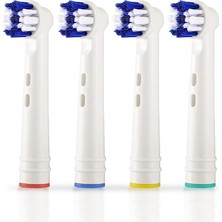 Delixa Pigo Oral B Şarjlı Diş Fırçası Uyumlu Yedek Başlık - Elektrikli Diş Fırçası Yedek Başlığı, 4 Adet