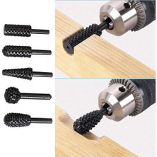 Delixa Gewu 1/4 "6 mm Döner Çapak Seti Elektrikli El Aletleri Taşlama Oyma Oyma Dosyası Törpü Matkap