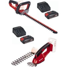 Delixa Ge-Cg 18 Li Akülü Çim ve Çalı Makası Arcurra Akülü Çit Budama 2X4AH Bahçe Seti