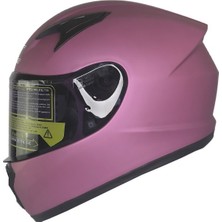 MTS M201 Fuchsia Motosiklet Çocuk Kaskı Full Face Kids Kask