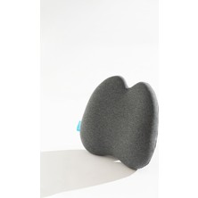 Delixa Ortopedik Visco Lüx Bel Yastığı Ofis Araba Koltuk Yastığı 39X39X11 cm