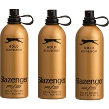 Delixa Gold Active Sport Edt 125 ml Erkek Parfüm X3 Adet