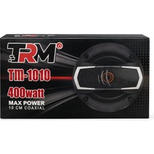 Delixa Paspro Otomotiv Trm 400 Watt Oto Ses Sistemi | Güçlü ve Net Ses Performansı | 10 cm Kapaklı | 2 Li