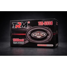 Delixa Paspro Otomotiv Trm 1000 Watt Oto Ses Sistemi | Yüksek Güçlü ve Net Ses Performansı| 2 Li