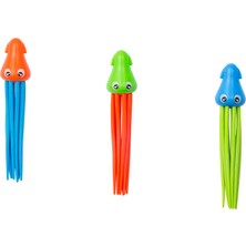 Delixa Speedy Squid Dalış Figür Seti, 3'lü Set 16,8 x 4,5 x 4,5 cm