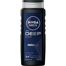 Delixa Erkek Deep Darkwood Banyo ve Duş Jeli 500 Ml,derinlemesine Temizlik,bakımlı Cilt,vücut,yüz
