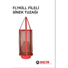Volkan Ziraat Mühendislik Etkili Tuzak Fileli Sinek Kapanı - Delta Flykill Sinek Tuzağı Rasyon Hediyeli Organik Karasinek Tuzağı (Organik Sinek Kapanı ve Tuzak) [5]