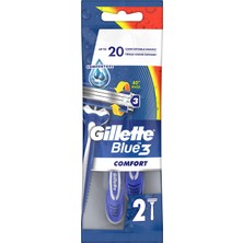 Delixa Blue3 Comfort Kullan At Tıraş Bıçağı 2 Adet