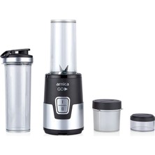 Delixa Go Inox Kisisel Blender Siyah Gri