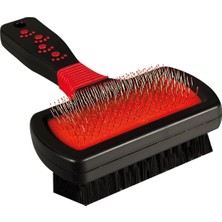 Delixa Polo Ince Telli Çift Taraflı Kedi Köpek Tarağı 8 cm x 15 cm