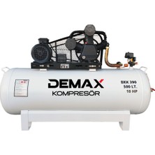 Demax Hava Kompresörü Pistonlu 500 Lt 12 Bar 10 Hp