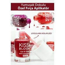 Kıss & Bloom Doğal Görünümlü Dudak ve Yanak Renklendirici Lip & Cheek Pink 11 ml