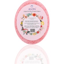 Delixa Doğal El Yapımı Gül Özlü Sabunlu Vücut Duş Süngeri 125 gr