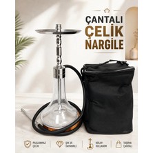 Çantalı Çelik Nargile Takımı