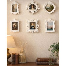 Delixa Housetrend Mini Çerçeveler 6’lı Ev Dekorasyonu Museum Of Us Sevgililer Günü Mini Müze Dekoru (Beyaz)