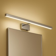 Delixa Kanarya 40 cm 8W LED Ayna  Resim Apliği Krom | 4200K Gün Işığı, 720 Lümen, IP45 Su Korumalı, 64W Eş