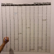 Delixa 1 Adet Yıllık Planlayıcı 2023 Takvim – 100×100 Sihirli Kağıt Tahta