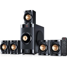 Delixa MD-381BT 5+1 Usb+Sd+Fm Destekli Multimedia Kumandalı Bluetooth Speaker (Tv Ye Bağlanır Sinema