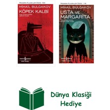 İş Bankası Kültür Yayınları Mihail Bulgakov 2 Kitap Seti + Dünya Klasiği Hediye