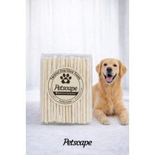 Delixa Petscape Köpek Ödülü, Burgu Çiğneme Çubuğu, Katkısız Diş Sağlığı Ödül Maması (10 Adet, Sade)
