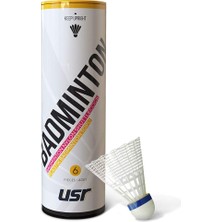 Delixa Flow 200 Plastik Badminton Topu Beyaz