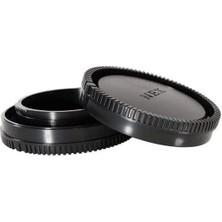 Delixa Nex Body ve Lens Arka Kapağı, Nex Vee Mount Ile Uyumlu Body Kapağı ve Lens Arka Kapağı