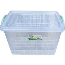 Delixa Polytime Şeffaf Kilitli Mutfak Eşya Gıda Saklama Düzenleme Kabı Kutusu - Dikdörtgen - 1,75 Litre