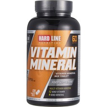 Delixa Hardline Nutrition Vitamin , 120 Tablet 1 Paket (1 x 1 Adet)