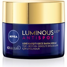 Delixa LUMINOUS630 Leke Karşıtı Gece Yüz Bakım Kremi 50ML,NEMLENDIRICI,HYALURONIK Asit,thiamidol,tüm