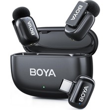 Delixa Mini 2 Aı Kablosuz Yaka Mikrofonu Type-C Mat Siyah - SKU02