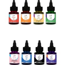 Delixa Dr. Gusto Su Bazlı Likit Sıvı Gıda Boyası 25 gr 8'li Set Kırmızı, Sarı, Turuncu, Yeşil, Pembe, Mavi,