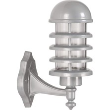 Delixa Avonnı BAP-68136-GR Beyaz Elektrostatik Toz Boyalı Dış Mekan Aydınlatma, E27, Aluminyum, Polikarbon