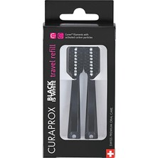 Delixa Curaprox Is White Travel Refill Brush Heads, Travel Diş Fırçası Için, Ikili Paket