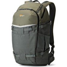 Delixa Lowepro Flipside Trek Bp 450 Aw Fotoğraf Makinesi Sırt Taşıma Çantası, Grey/darkgreen