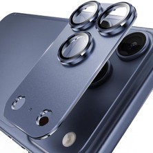 Delixa iPhone 17 Pro Için Tasarlanmış Kamera Lens Koruyucu, [1:1 Mükemmel Uyum] Tam Kapsamlı Mat Metal Temp