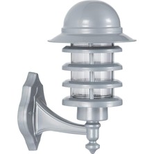 Delixa Avonnı BAP-68135-GR Beyaz Elektrostatik Toz Boyalı Dış Mekan Aydınlatma, E27, Aluminyum, Polikarbon