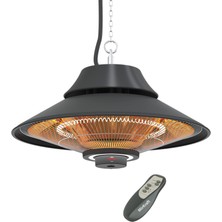 Delixa Mirkraft Elirg R.c LED Işıklı Elektrikli Isıtıcı, 2000 W, Uzaktan Kumandalı, Iki Isıtma Kademesi, Ip