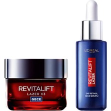 Delixa L’oréal Paris Revitalift Lazer Gece Bakım Seti