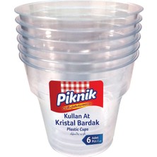 Delixa Kullan At Kristal Bardak 6'lı Şeffaf 1482