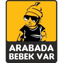 Delixa Arabada Bebek Var Sticker 17CM