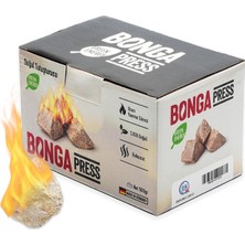 Delixa Bonga Soba, Şömine, Mangal Tutuşturucu 35 Adet 500 gr - Jel ve Çıra Alternatifi Doğal Odun Yünü Pres