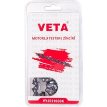 Delixa VY2511038K Motorlu Testere Zinciri 1/4'' .043'' - 1,1mm Ayak Yuvarlak 19 Diş
